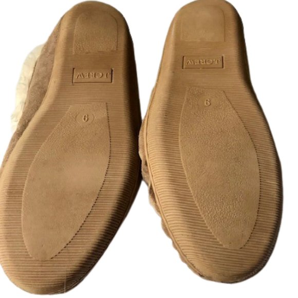 J. Crew Suede Faux-Shearling Moccasin Slippers - 9 - Picture 7 of 9